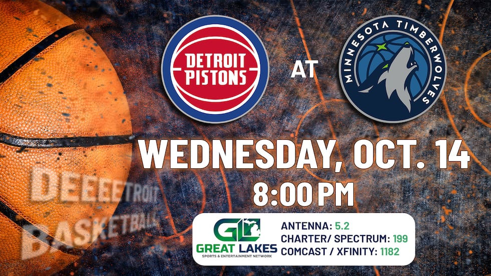 The Detroit Pistons are taking on the Minnesota Timberwolves in a pre-season game, and there’s...