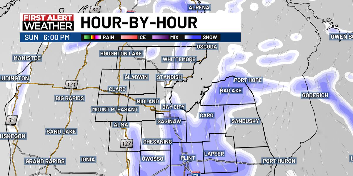 Snow Rounding Another Round of Snow Possible for Sunday