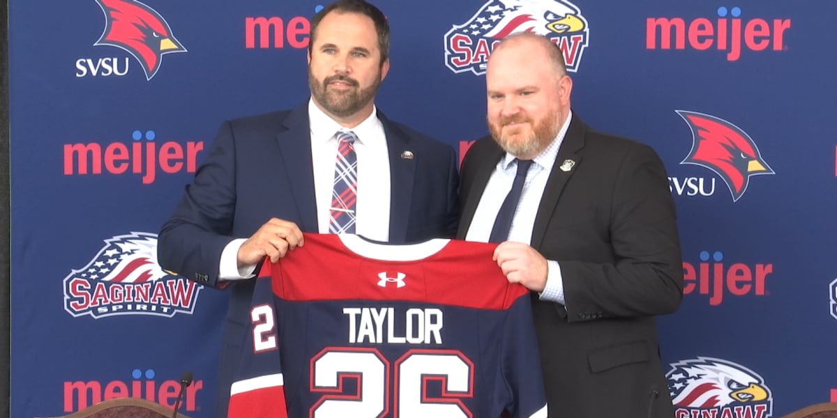 Spirit introduce Brendan Taylor as Saginaw's new Head Coach