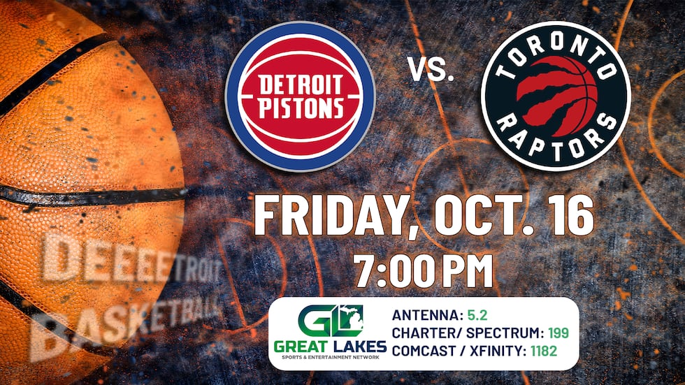 The Detroit Pistons are taking on the Toronto Raptors for a preseason game, and there’s a new...