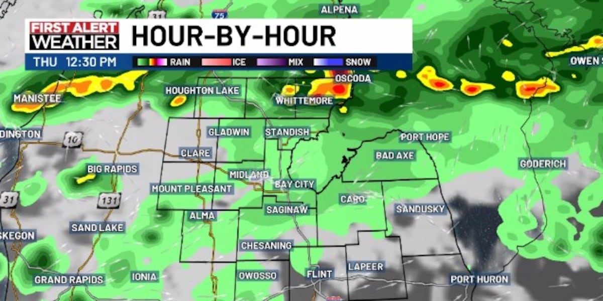 Rain returns tonight & Thursday