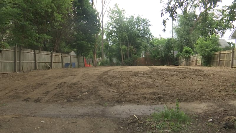 The Genesee County Land Bank demolished the site after complaints of blight.