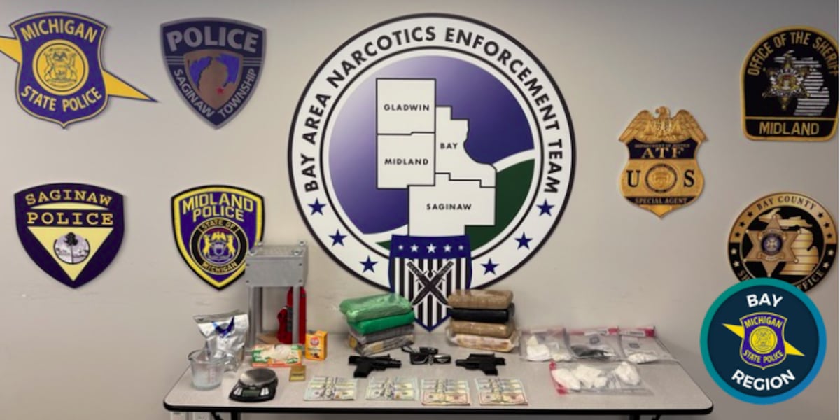 Drugs, cars, designer items seized during Saginaw drug bust, MSP says