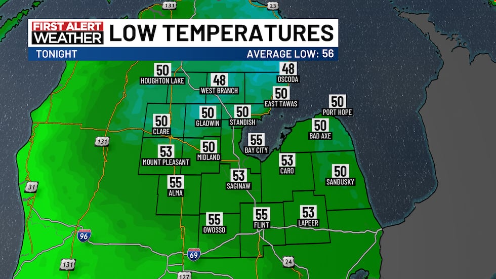 Warmer Temps, Higher Dewpoints, More Showers & T-Storms
