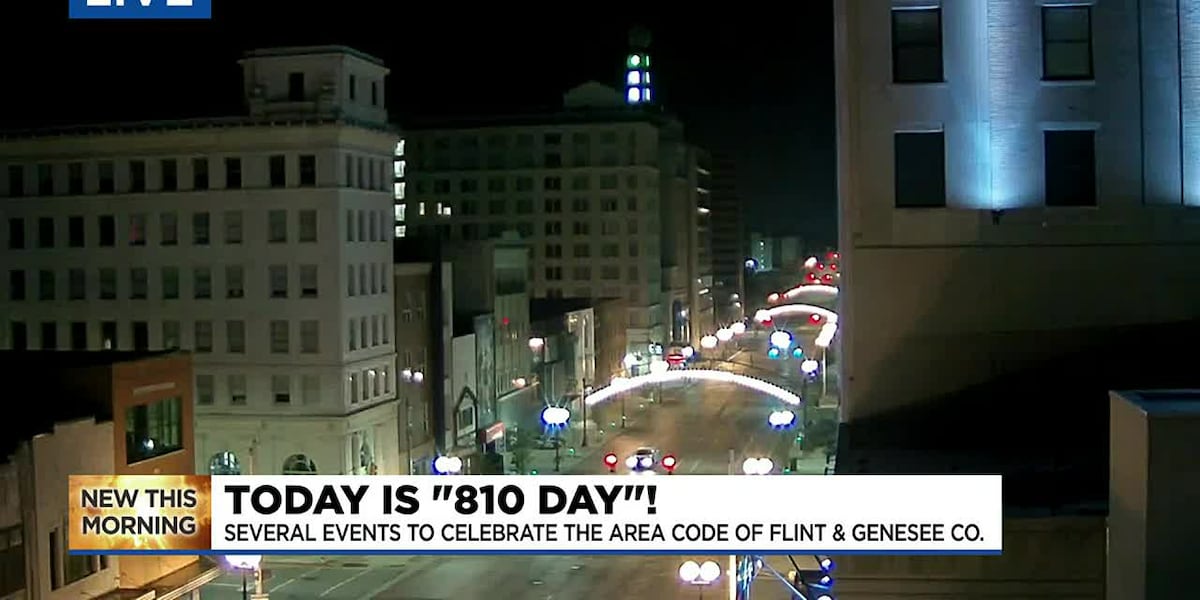 Celebrate Flint’s area code with “810 Day” festivities