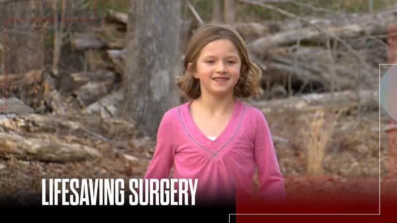 7-year-old girl thriving after surprise open heart surgery