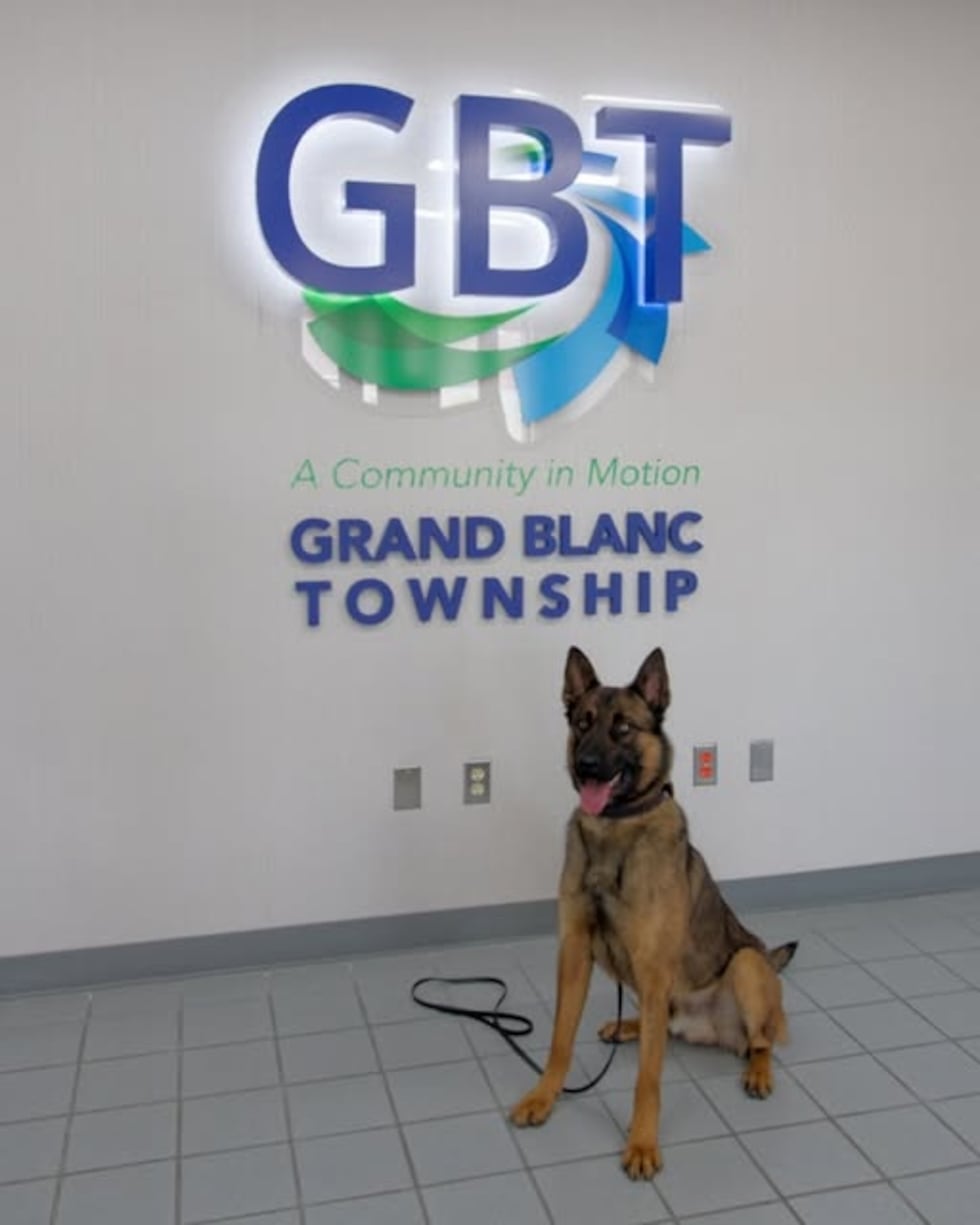 K9 Red has joined the Grand Blanc Township Police Department.