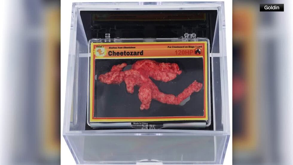 Someone paid nearly $90k for a Cheeto that looks like a Pokemon.
