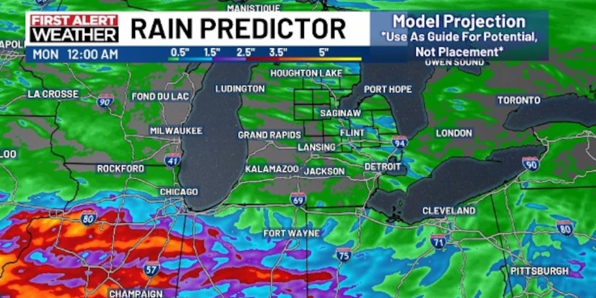 Showers possible this weekend, not looking favorable for widespread rain