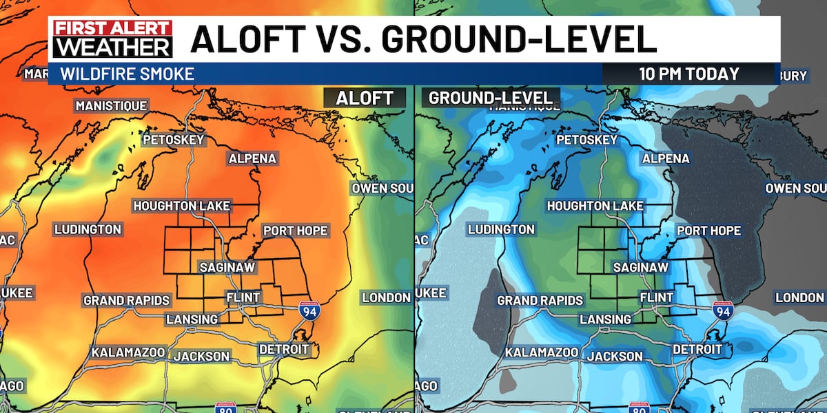 Tracking some wildfire smoke, then shower chances at the end of the week