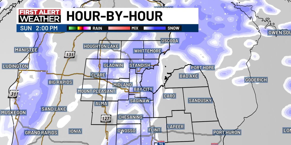 Snowball Return Snow returns Sunday ahead of another cold drop