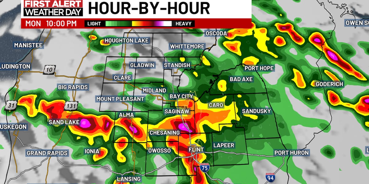 First Alert: Severe storms possible Monday