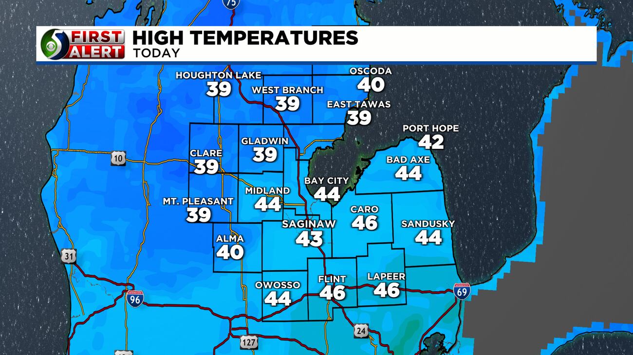 First Alert Icy roads north early and school closings, then turning warmer