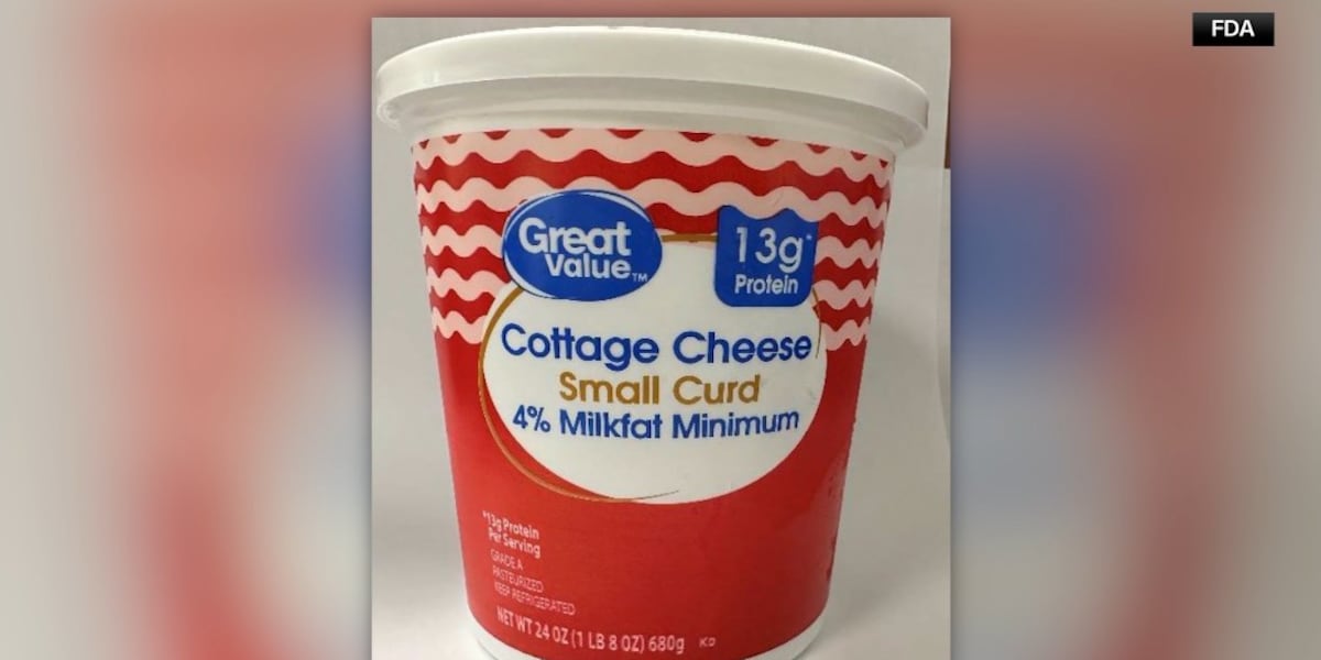 Cottage cheese sold at Walmart recalled due to potential health risk - WNEM