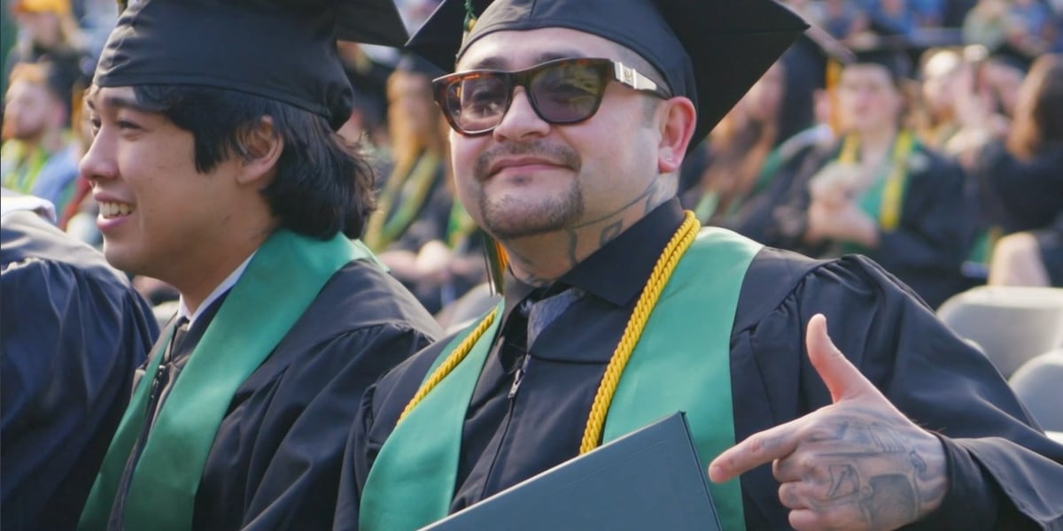 From prison to commencement: College graduate rewrites his future through education From prison to commencement: College graduate rewrites his future through education