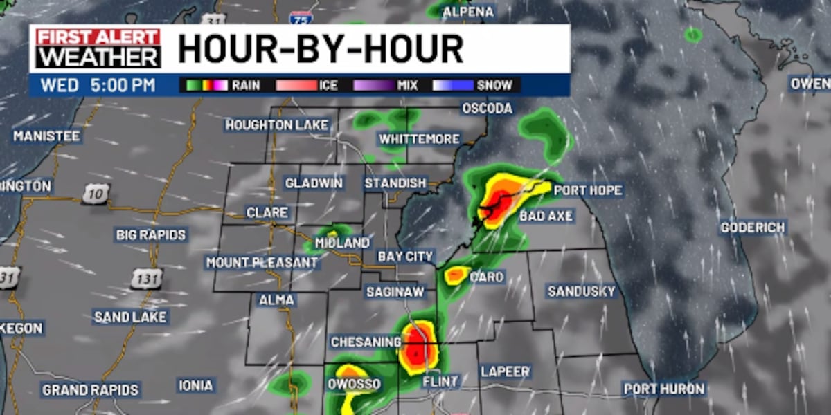 Quiet evening, monitoring severe potential Wednesday