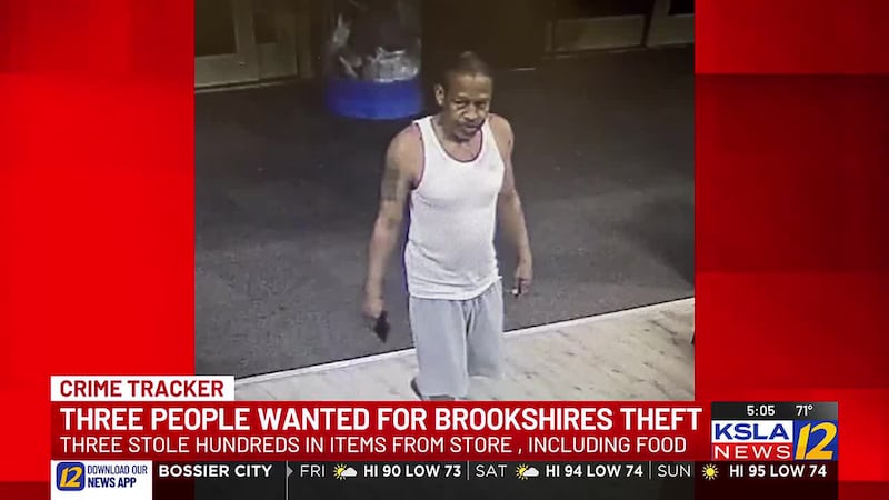 A theft at Brookshire's leaves three people wanted for the crime.