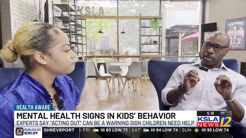 Kids' behavior can show signs of their mental status.
