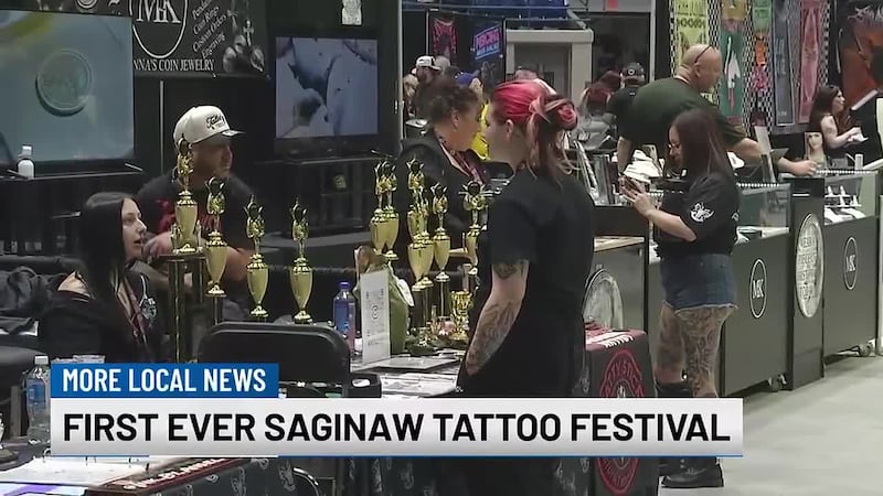 Ink, art and creativity took center stage in downtown Saginaw with the first Saginaw Tattoo...