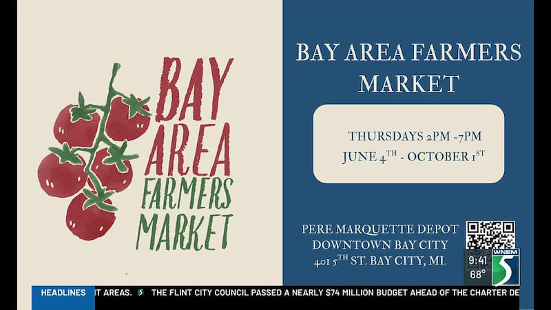 People can visit the Bay Area Farmers Market every Thursday until October 1.