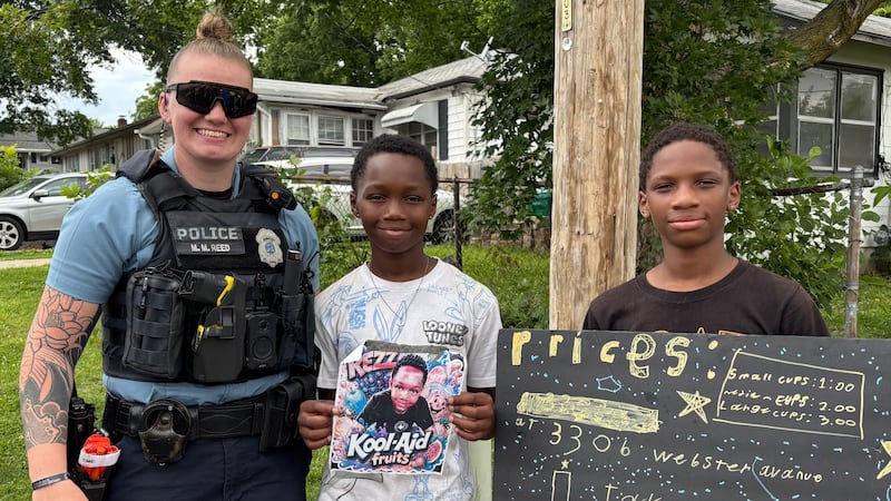 Two brothers running a lemonade stand received an unexpected boost this week when police and...