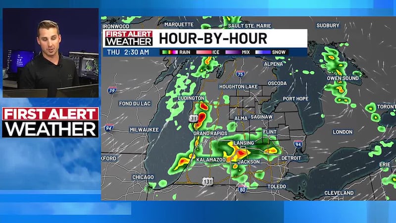 First Alert Chief Meteorologist Chris Easlick has an update on your Tuesday night First Alert...
