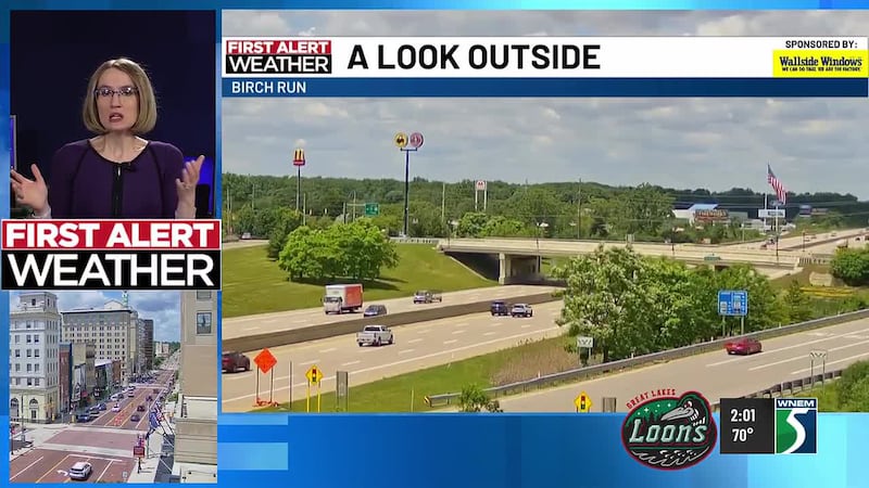 Enjoy the Monday forecast because it is about to get rainy in mid-Michigan. #sponsored by...